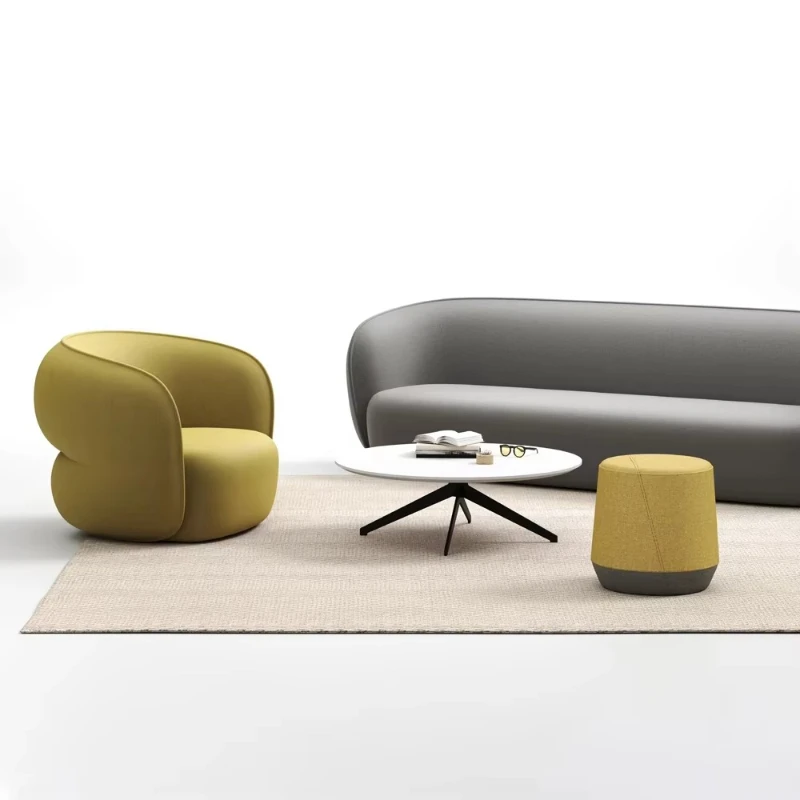 

Light luxury contemporary living room family office combination sofa