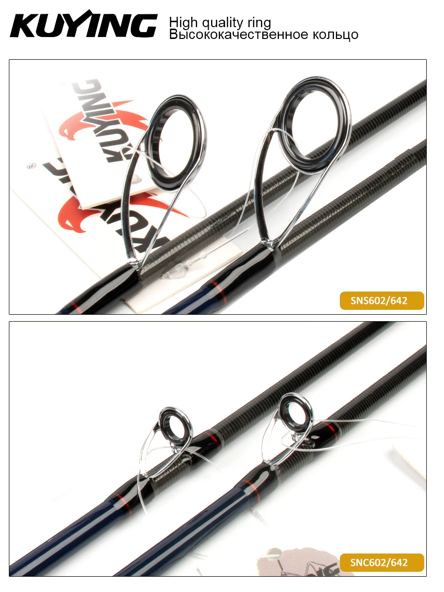 KUYING SNIPER Caña de spinning para pesca lenta con señuelos - imagen 3