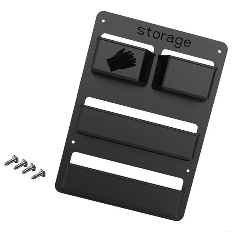 Open-Front Wall Panel for Sorting Daily Supplies in Motorhomes