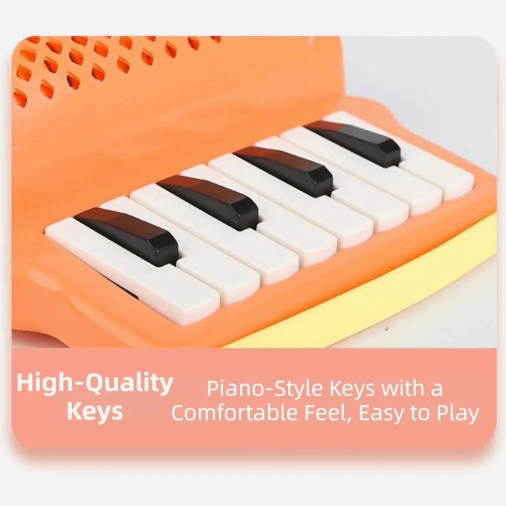 Acordeón de Tamaño Pequeño, Instrumento Musical Interactivo para la Iniciación Musical, Ejercicio de Agarre, Compacto, Sonoro, para Niños