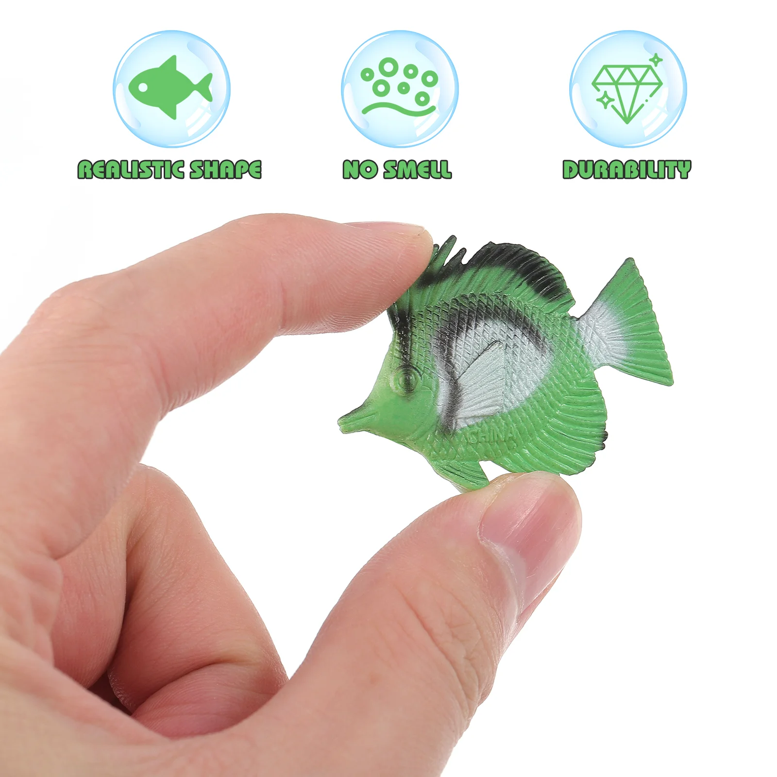 

Floating Toy Fish Robot Sea Creatures Puzzle Toys Figurines Decor Learning Educational Kids Artificial