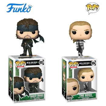 合金裝備系列 Funko Pop 可動人偶 The Boss Naked Snake 乙烯基人偶 遊戲收藏裝飾 限量版模型玩具 12 最佳銷售 金屬齒輪可動人偶 - №6