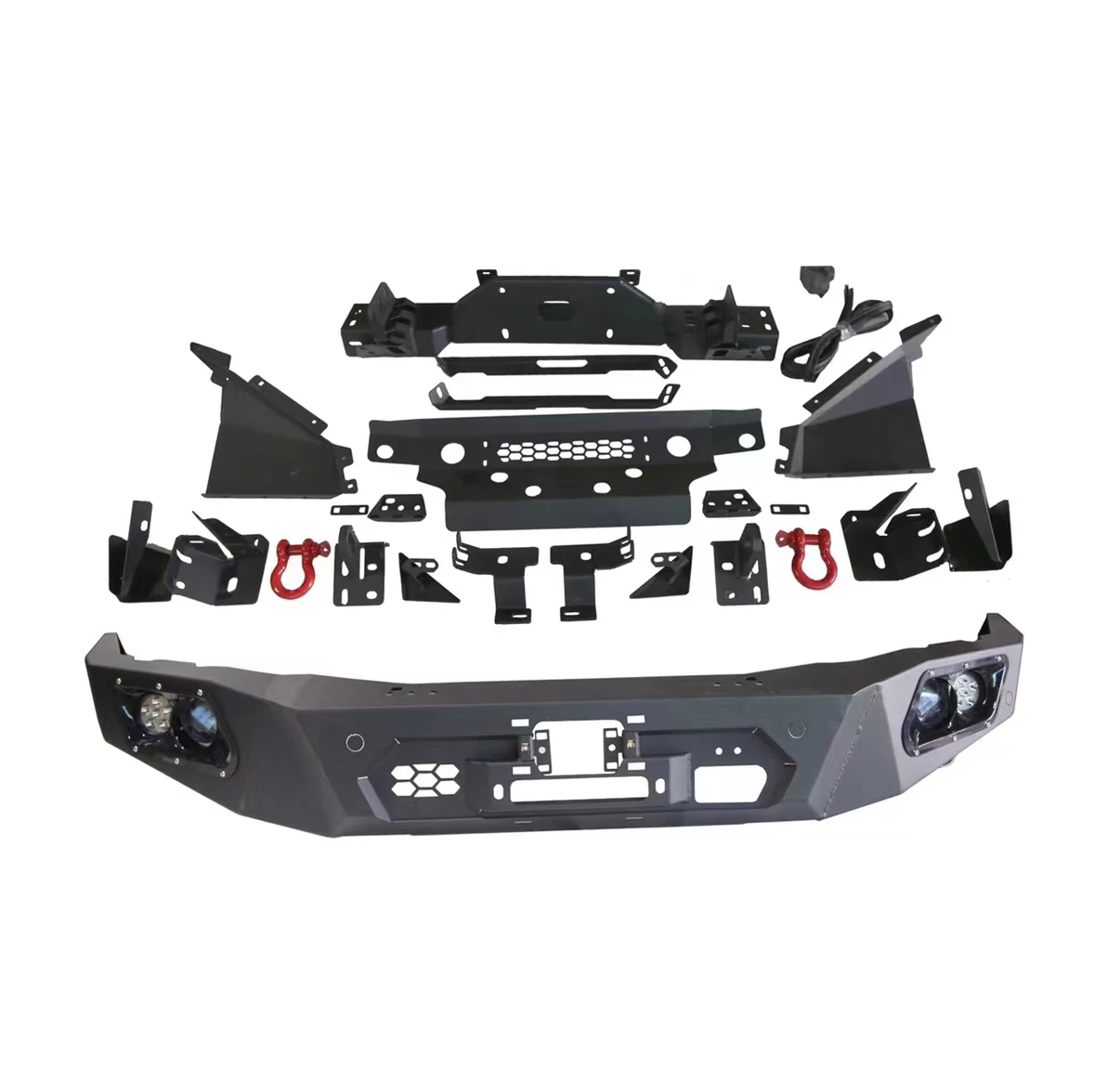 Auto Accessories Car Body Kit Racing Style Auto Front Bumper Assy Facelift For Ford Ranger