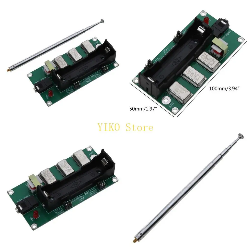 

K32C 3CH Transmitter with Antenna Cable for Radio Receive Player Module