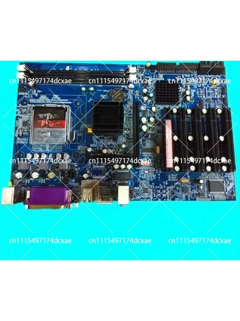 Industrial Control Motherboard with 5 PCI & COM Ports, Industrial Mainboard Support Automatic Restart After Power Failure