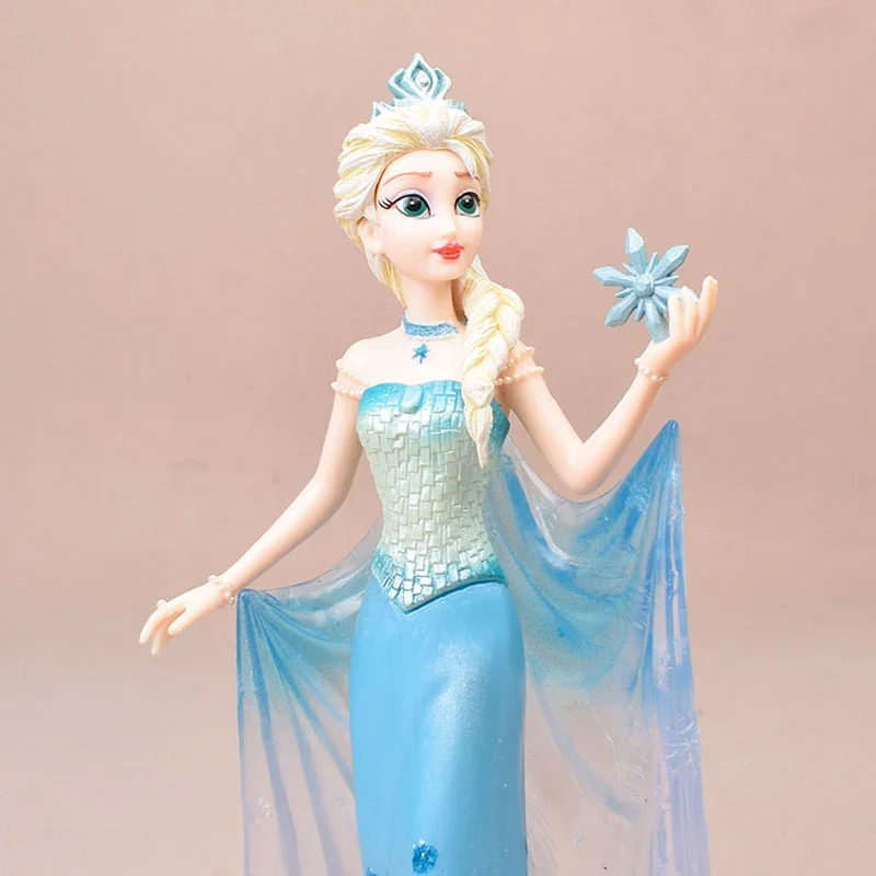 Disney Princess Doll Jasmine Tangled Rapunzel Frozen Elsa Figure Action Toys Dolls For Girl Toy Pvc Figurine Model Decoration