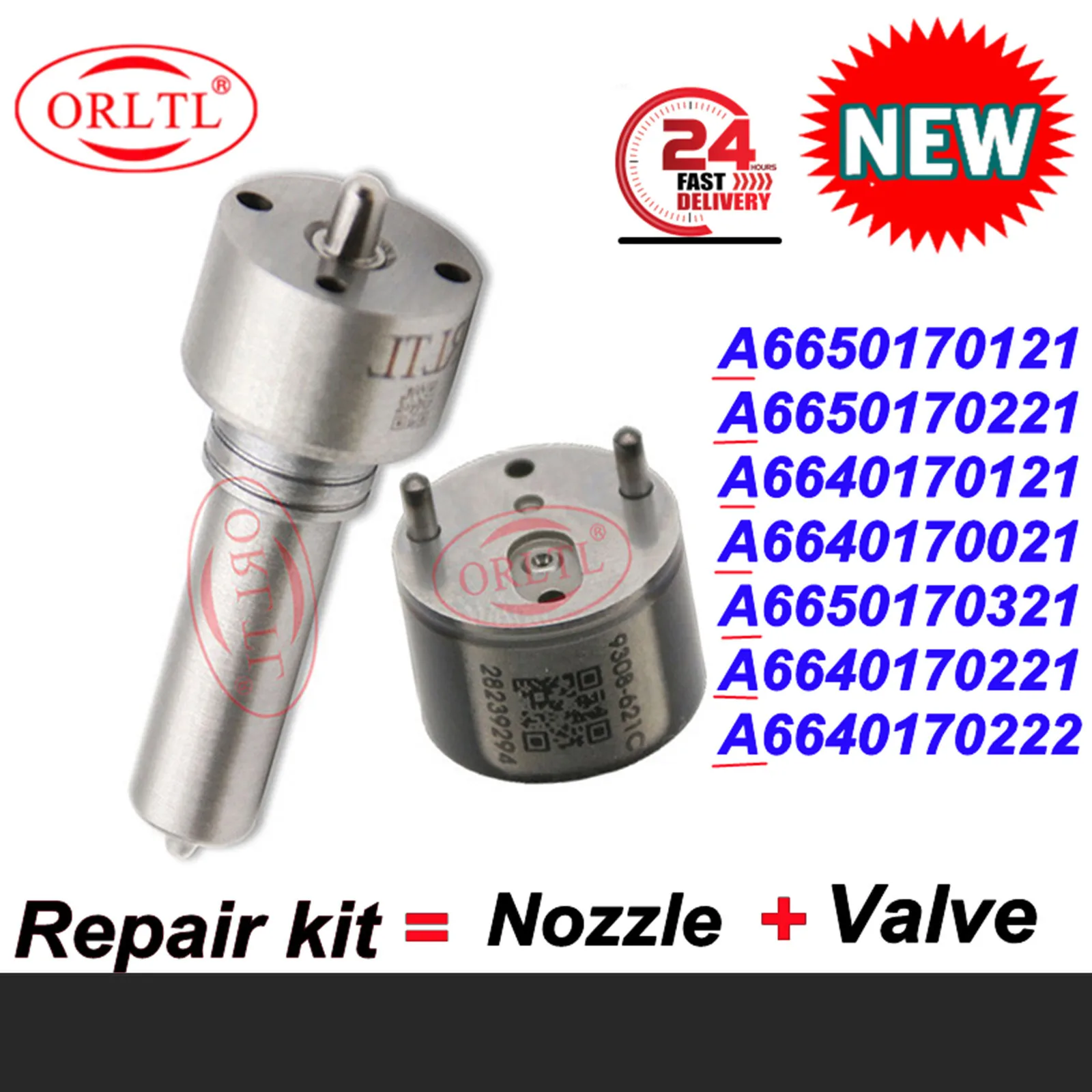 

NEW Repair Kits Nozzle + Valve A6640170121 A6640170021 A6650170321 A6650170121 A6650170221 A6640170221 A6640170222 For SSANGYONG