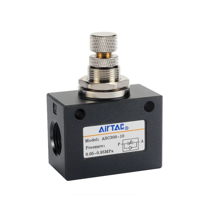 2pcs 100% Original AirTac ASC100-06 ASC200-08 ASC300-10 ASC300-15 one-way throttle valve
