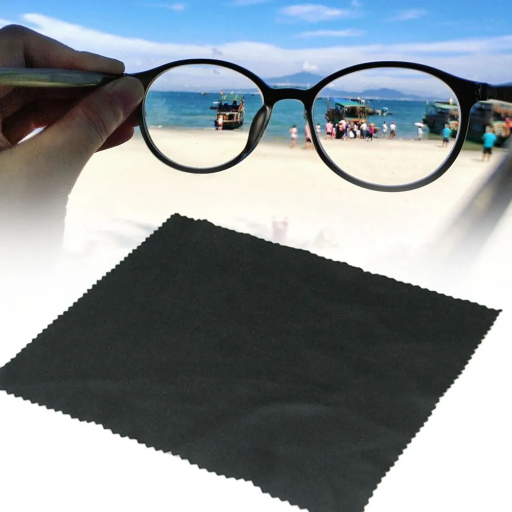 

50Pcs Microfiber Wiping Cloth Glasses Cleaning Cloth for Guitar Violin Piano Jewelry Lens Phone Screen Fast Drying Reusable