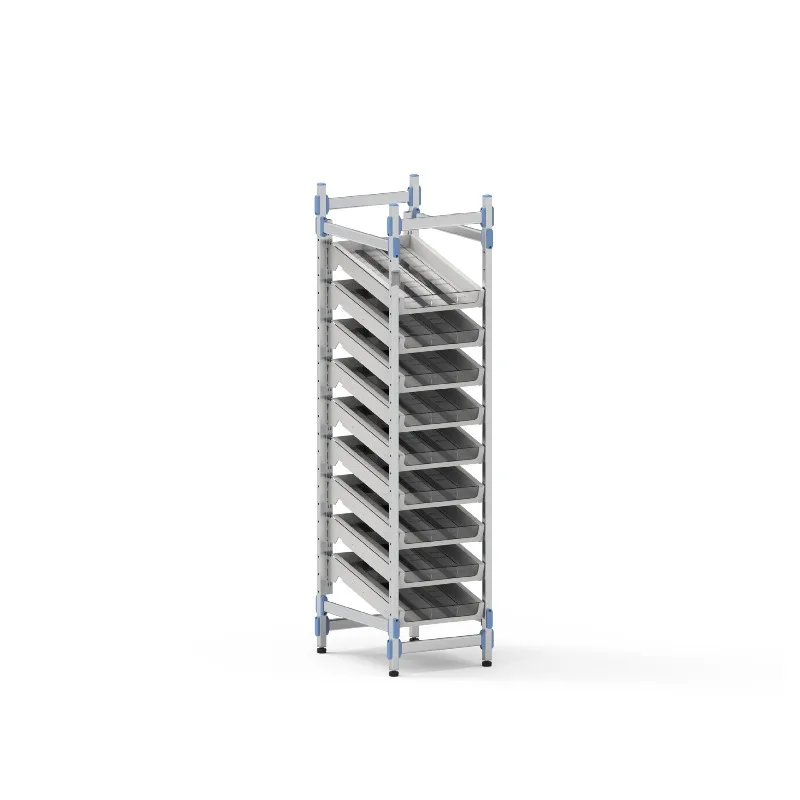 All Aluminum Adjustable Rack Laboratory ISO Standard Aviation Aluminum Moisture Proof Separator Rack Clinic Pharmacy No