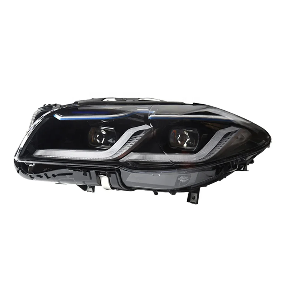 

Передняя лампа автомобиля для 5 серии F10 F11 F18 2011-2017, полностью светодиодная фара, обновленная сигнальная лампа в стиле G30, аксессуары для Plug Play