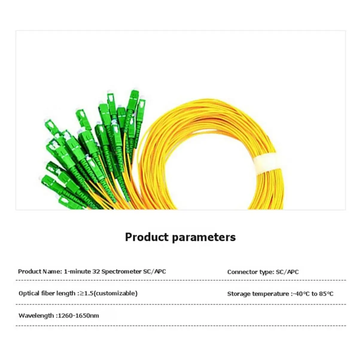 SC/ 1x32 Fiber Optical Splitter 1:32 Fiber Optic Splitter Coupler Low Insertion Loss SC/ Splitter for FTTH Network