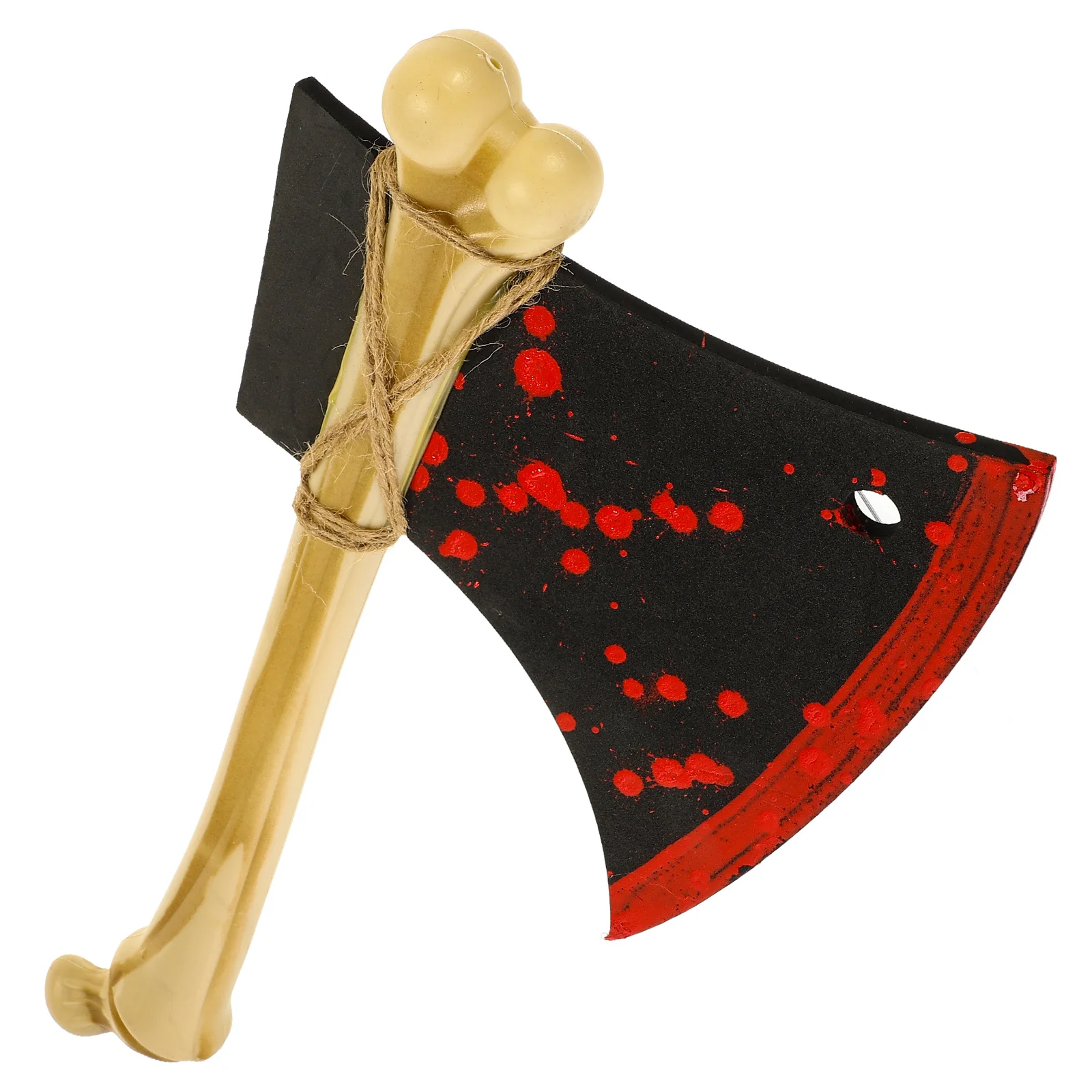 محاكاة الفأس الدعامة هالوين تأثيري ديكور الحفلات تصميم واقعي البلاستيك بوليمر المطاط آمنة متعة هدية الفأس حلية