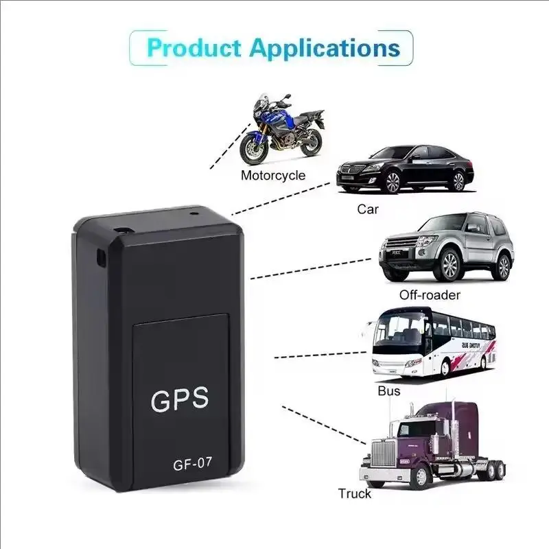 Mini GF-07 GPS  Mini GPS Tracker Real Time Location Tracking Magnetic Design For Car Luggage Pets Kids Anti Lost Monitoring