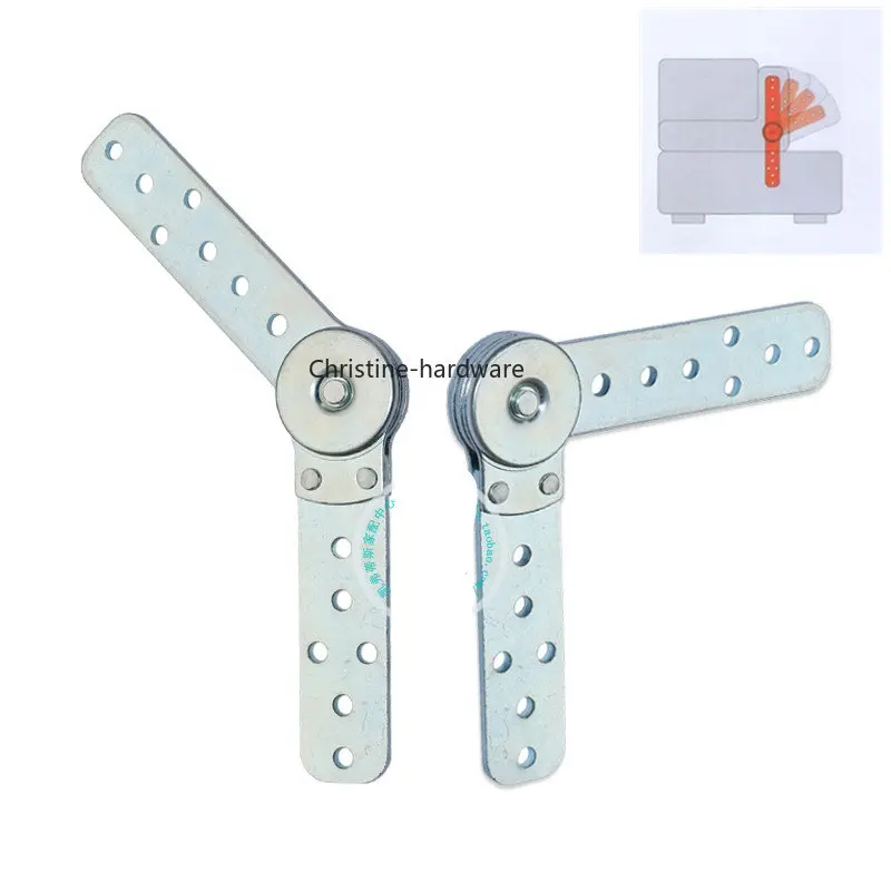 2 pz Heavy duty mobili cerniera a cricchetto cerniere di collegamento pieghevoli per divano letto bracciolo poggiatesta regolazione dell'angolo parti di ricambio
