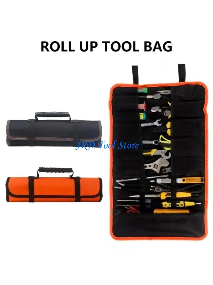 A2UD Professional Tool Roll Organizers With Secure Closure & Convenient Carry Handle