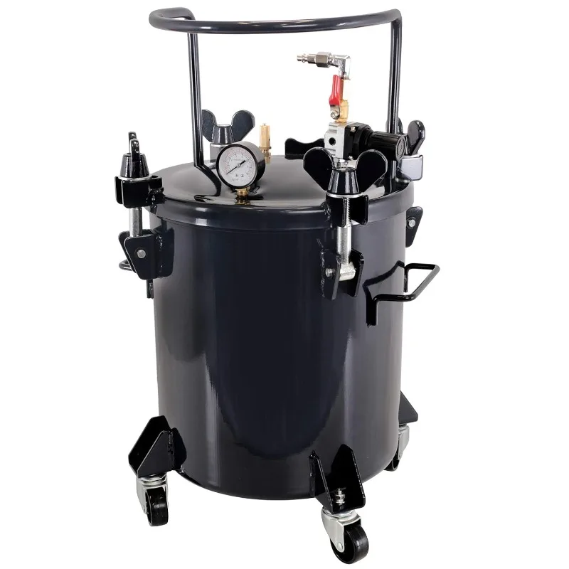 5 Gallon (20 Liters) Pressure Pot Tank for Resin Casting - Heavy Duty Powder Coated Pot with Air Tight Clamp On Lid,NEW