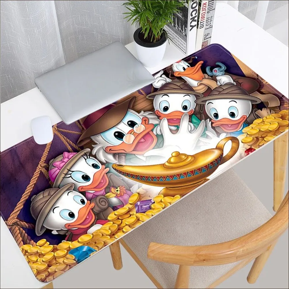 Disney Scrooge Mcduck Mousepad Beautiful Large Gaming Mousepad L XL XXL Gamer Mouse Pad Size For Game Keyboard Pad For Gamer