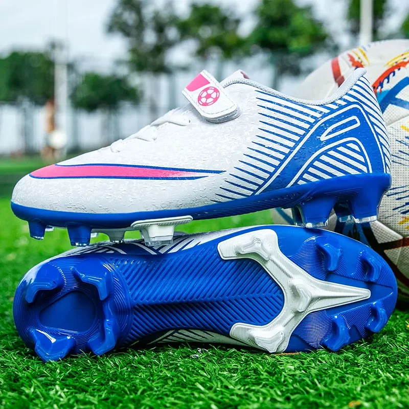 

Детские футбольные бутсы для мальчиков, тренировочные бутсы на газоне, спорт на открытом воздухе, быстрый футбол, Tenis Pro, оригинальные футбольные бутсы Society для детей