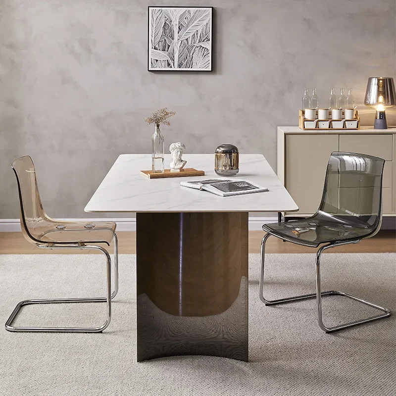 Italian Design Luxury Dining Tables Kitchen Foldable Nordic Office Dining Tables Meeting Modern Home Furniture Mesa Comedor LLDT