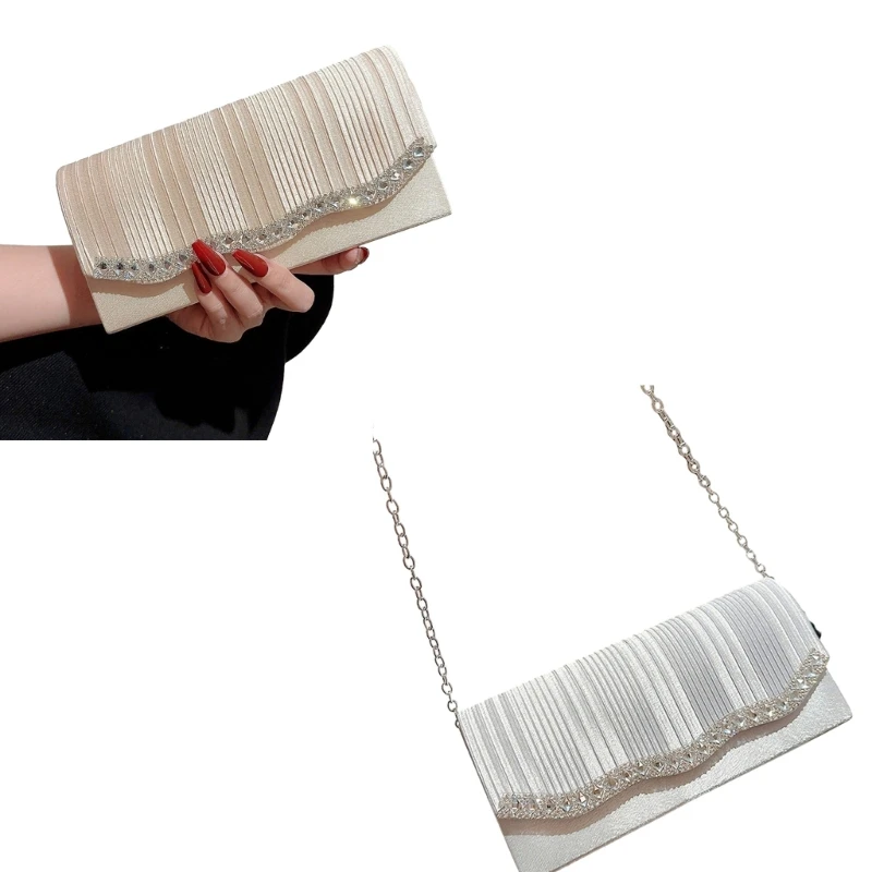 2023  Envelope Bags Evening Bag Formal Lady Purse Wedding Clutches Elegant Party Banquet Handbag Shoulder Bag