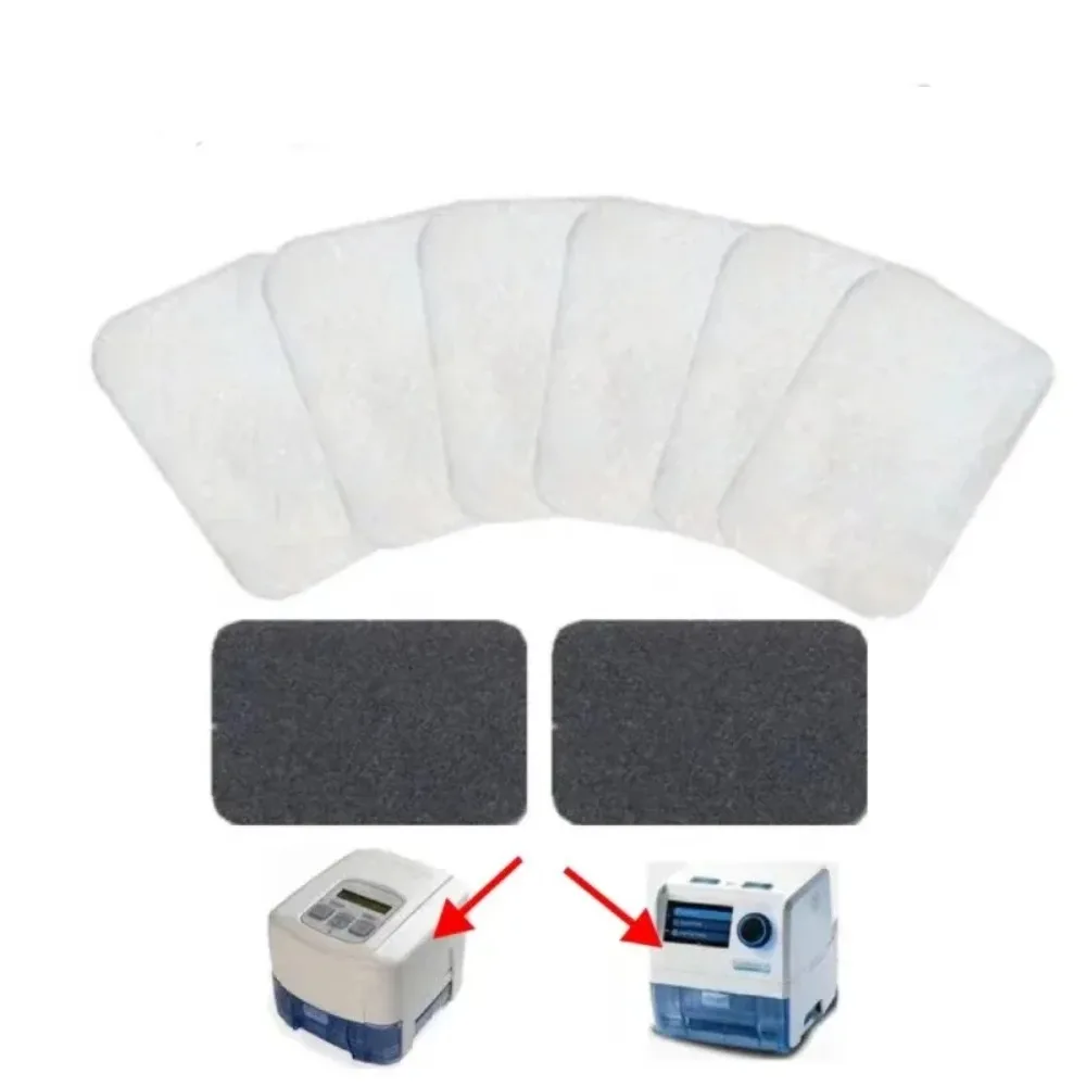 8Pcs CPAP Ventilator Filters Anti Snoring Respirator Supplies DV54/55/56/57 Ultra Fine Replacement Filter Cotton Sleep Apnea