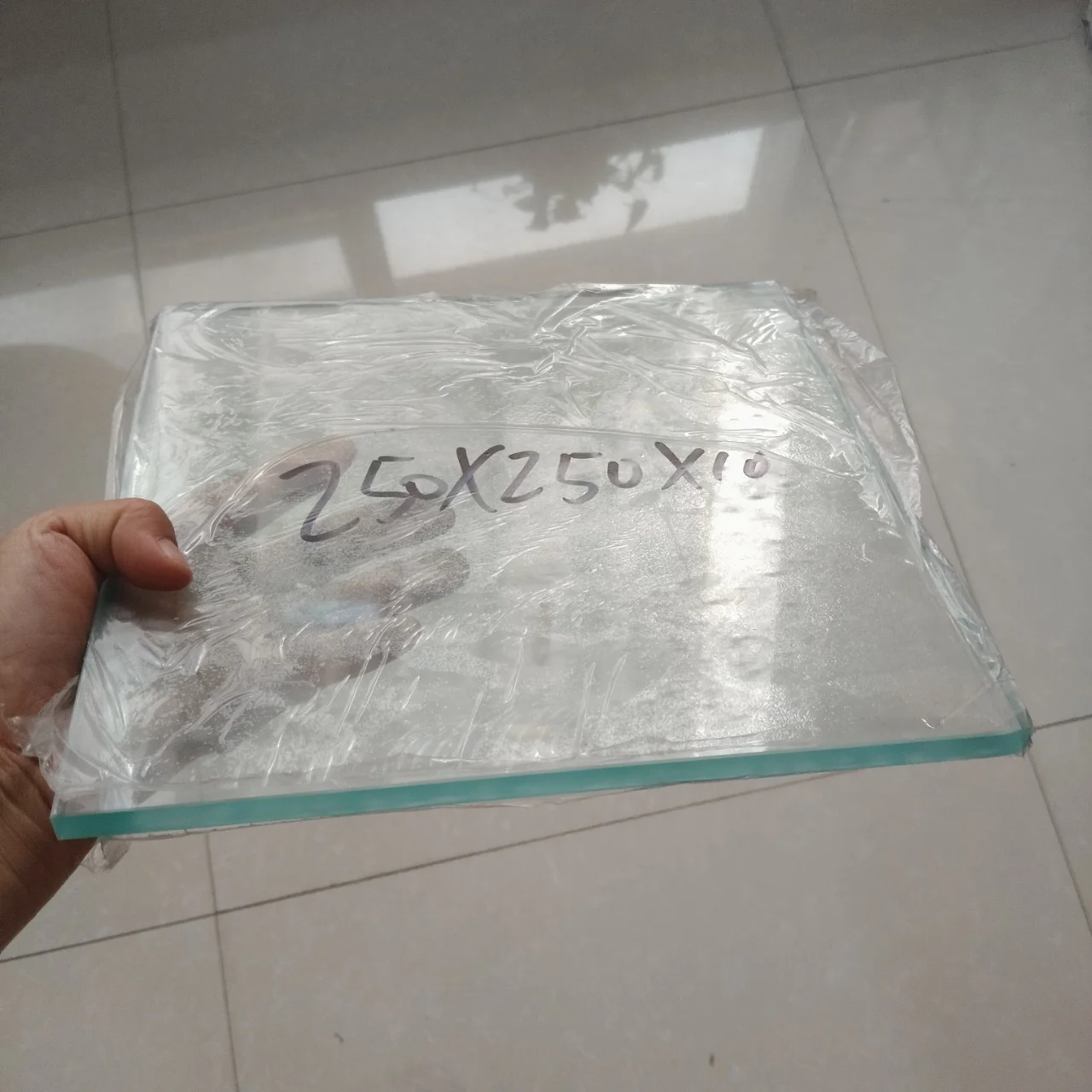 High Transmittance 10mm Tempered Glass Sheets Various Small Sizes In Stock Custom Available Fast Shipment