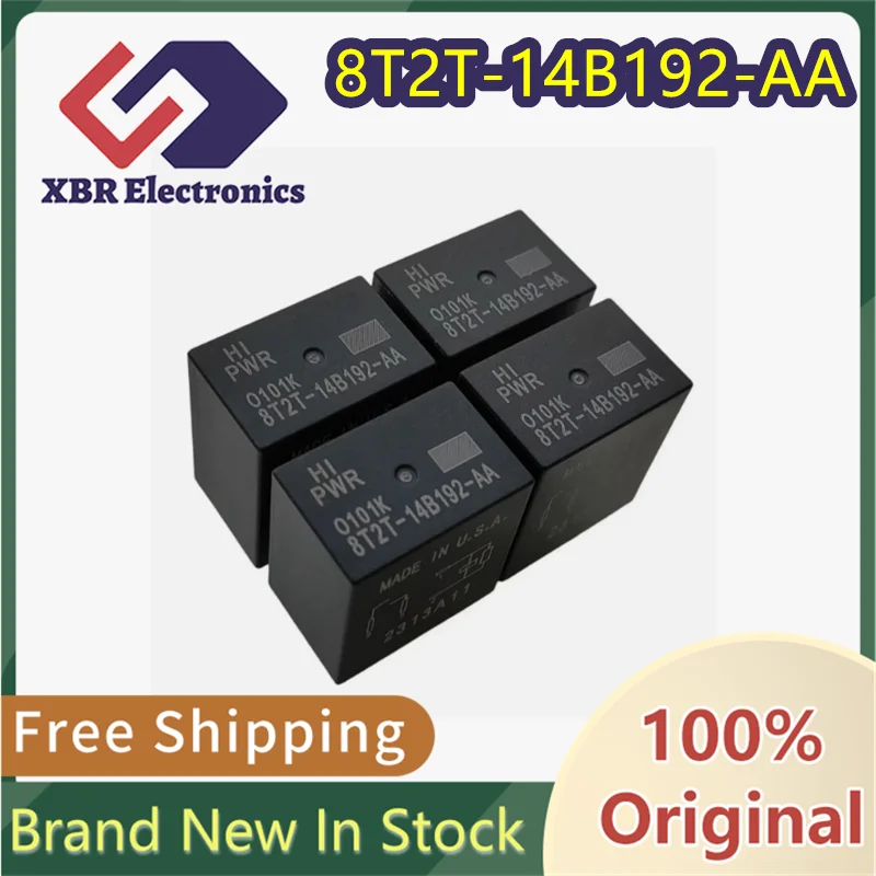 

(5/50 pieces) 8T2T-14B192-AA 12V 4-pin thin-leg automotive relay DIP Brand new genuine product In stock Free shipping