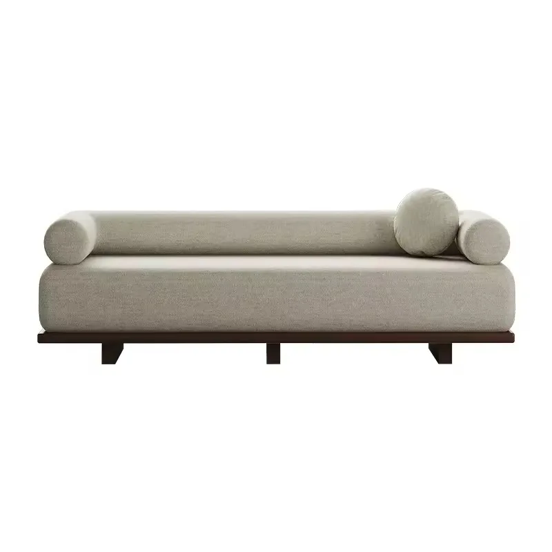 ^American-style Modern Luxury Living Room Sofa with Solid Wood Frame, Perfect for Family and Apartment Relaxation