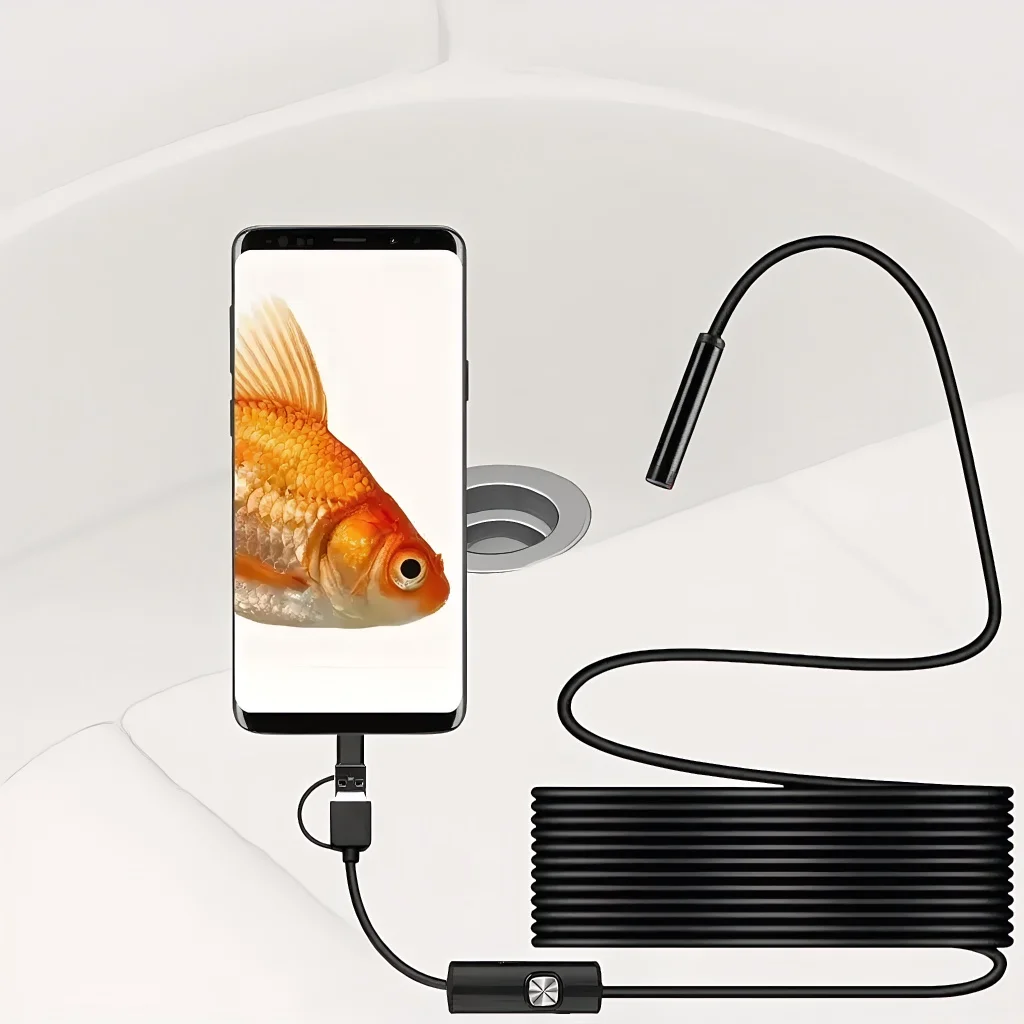 

Один инструмент, бесконечные проверки! Змеиная камера Type-C работает на Android/iOS — автомобильное, сантехника и промышленное использование в устройстве.