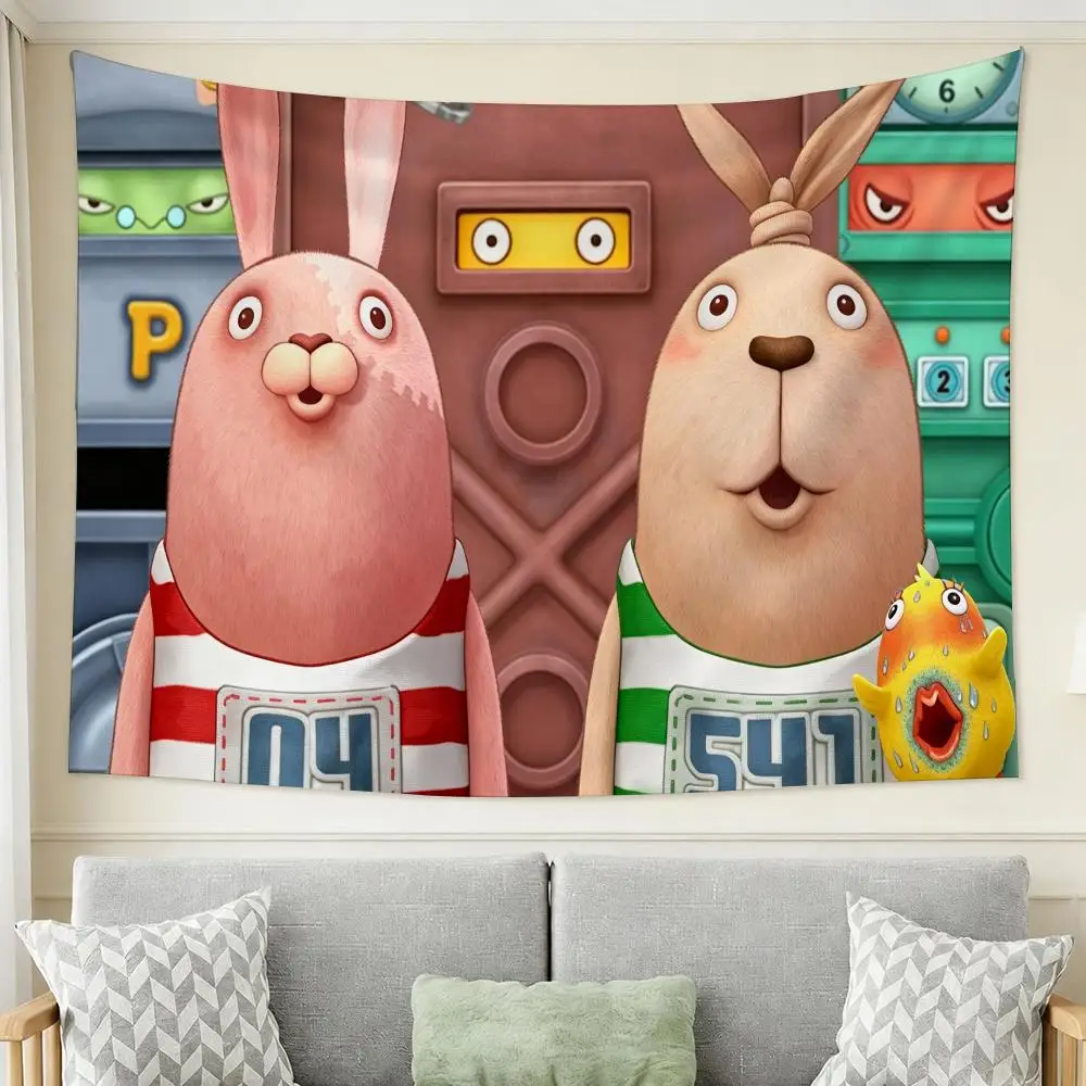 Funny Cartoon U-Usavich			 Tapestry Wall Hanging Tapestry Aesthetic Room Decor Banners for Bedroom Living Room Outdoor Party