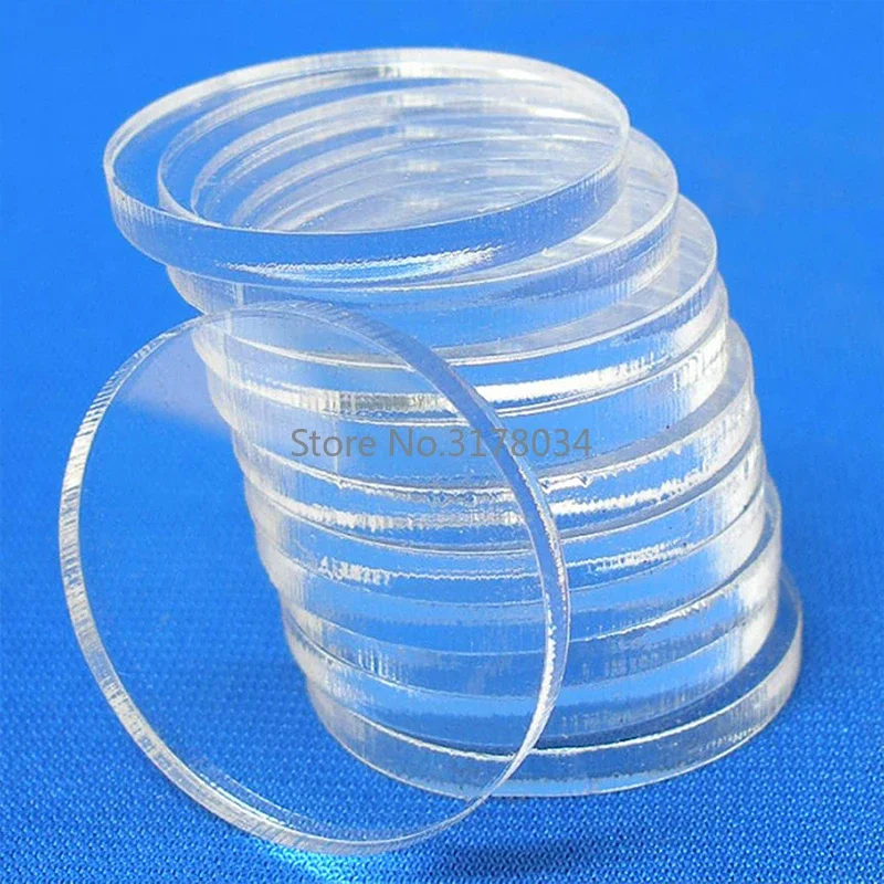 3mm Clear Geëxtrudeerde Cirkel Acryl Schijven Vel Voor fotolijsten Ronde Cake Schijven Houders DIY Craft Bakken Goederen Tool