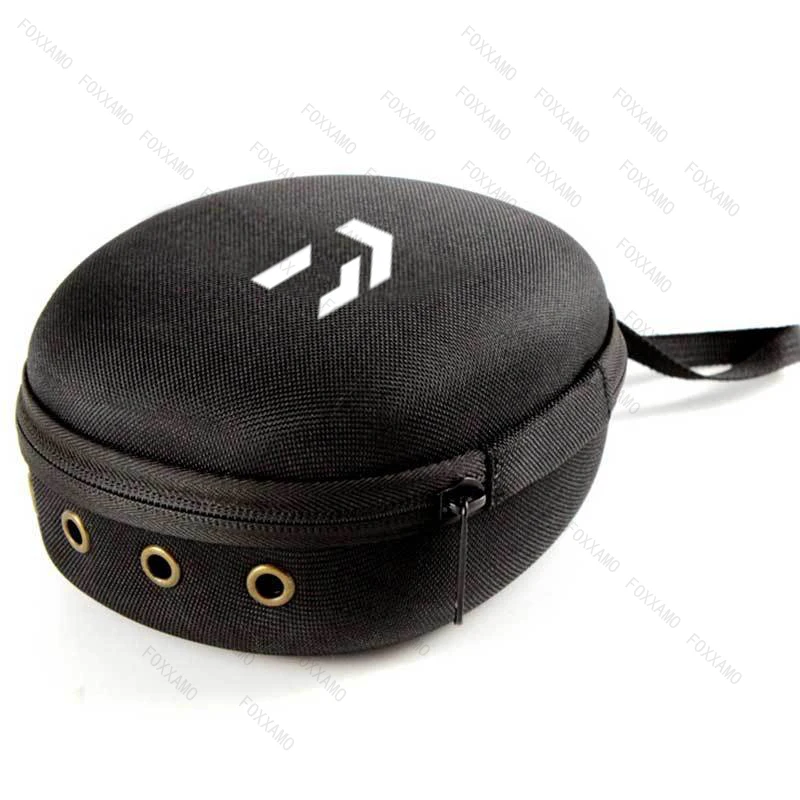 Fishing Reel Bag Protective Case Black 15.5cm Waterproof EVA Outdoor Cover Boxs For Spinning Reel Fishing Tools Tackles