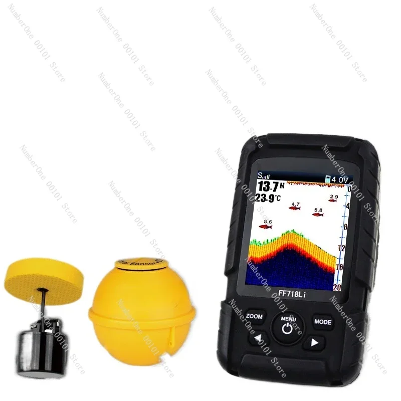 Wireless Wired Double Probe HD Large Color Screen Intelligent Visual Chinese Sonar Fishing Instrument Fishing Gear