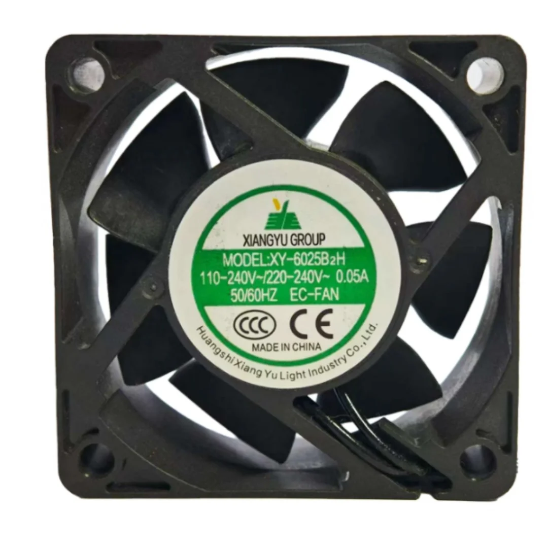 

XY-6025B2H AC 220-240 В 0,05 А 60x60x25 мм 2-проводной охлаждающий вентилятор для сервера