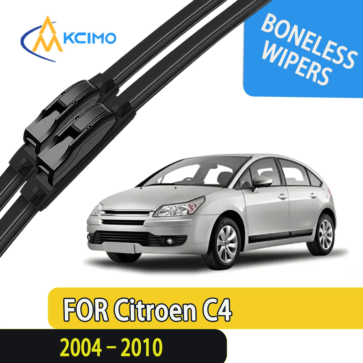 

2PCS New Front Windshield Wiper Blade for Citroen C4 2004-2010 Citroën C-Triomphe Citroën C-Quatrè Front Windshield Auto Wipers