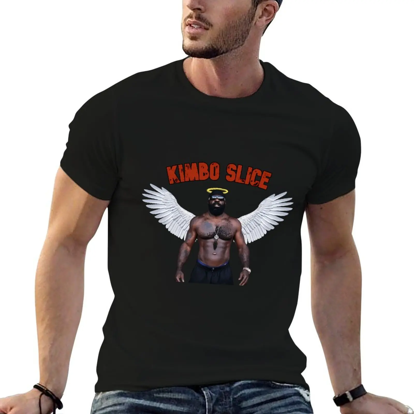 

Kimbo Slice Angel Essential T-Shirt sports fans custom shirt vintage t shirts heavyweight t shirts for men