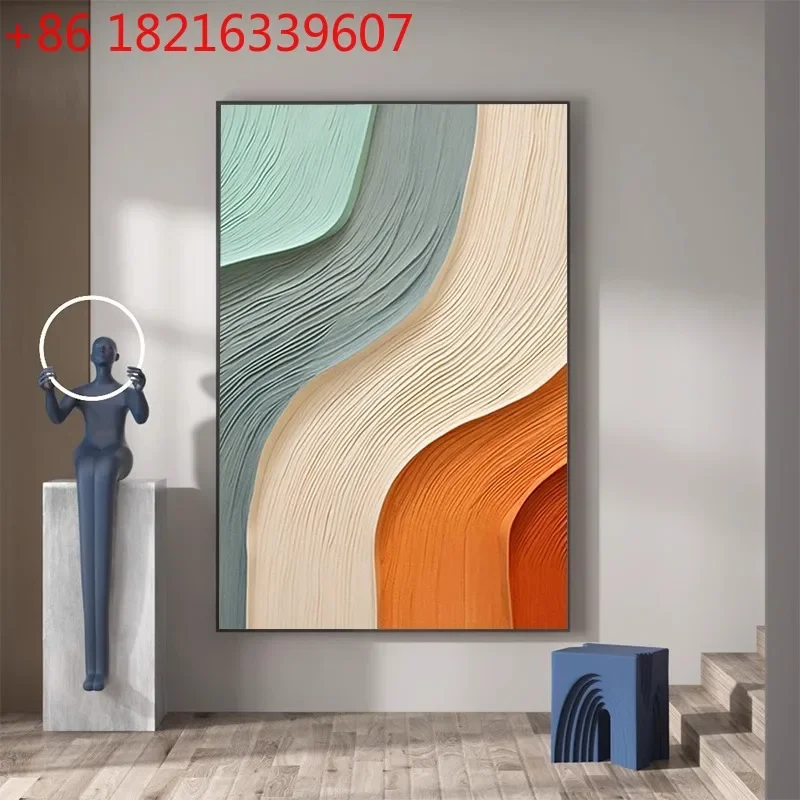 Entrance Corridor Living Room Abstract Decorative Painting Geometric Hotel Apartment Restaurant Bedside Painting