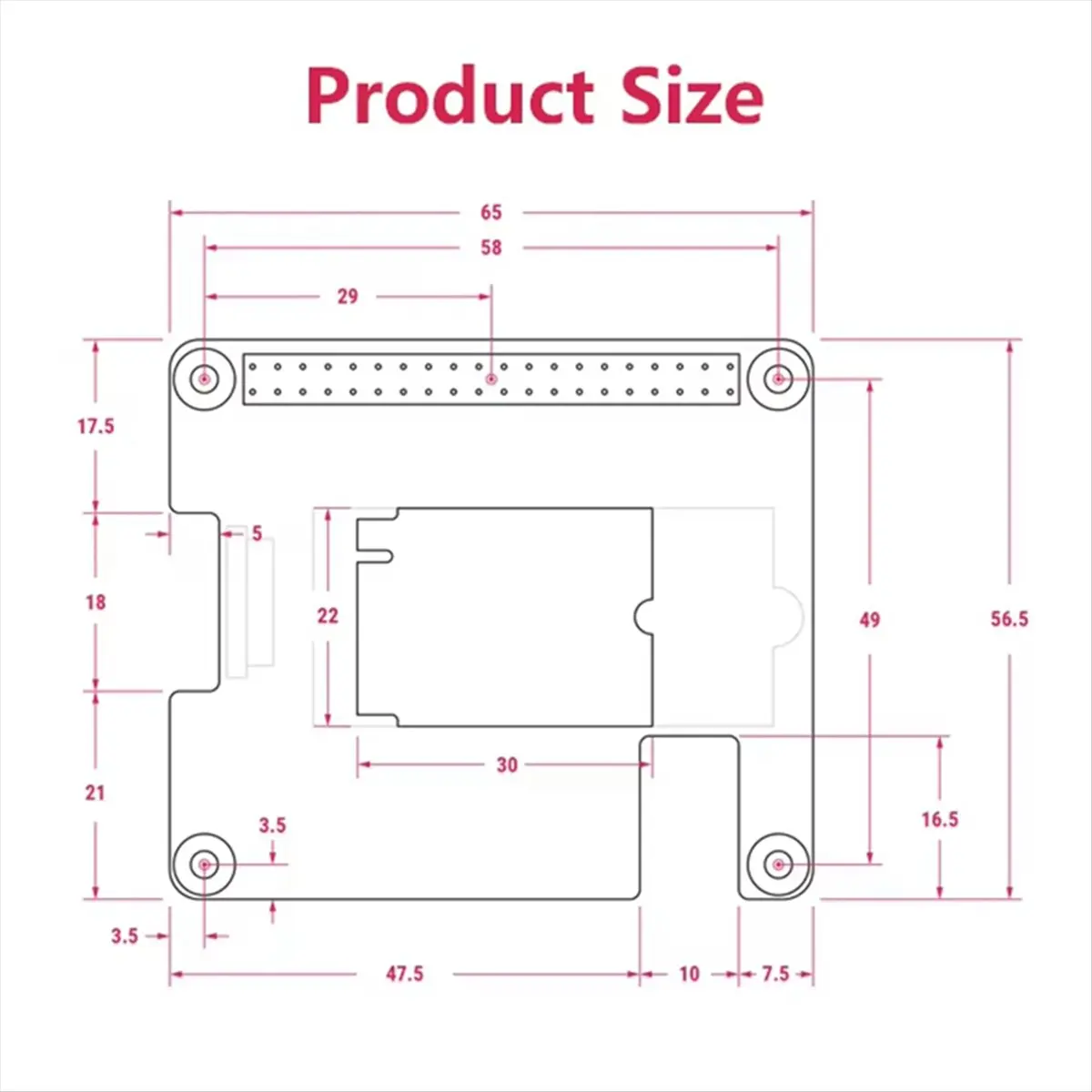 A46U For Raspberry Pi 256GB SSD Kit M.2 HAT+NVME SSD Compatible with PCIe Gen3 for Raspberry Pi 5