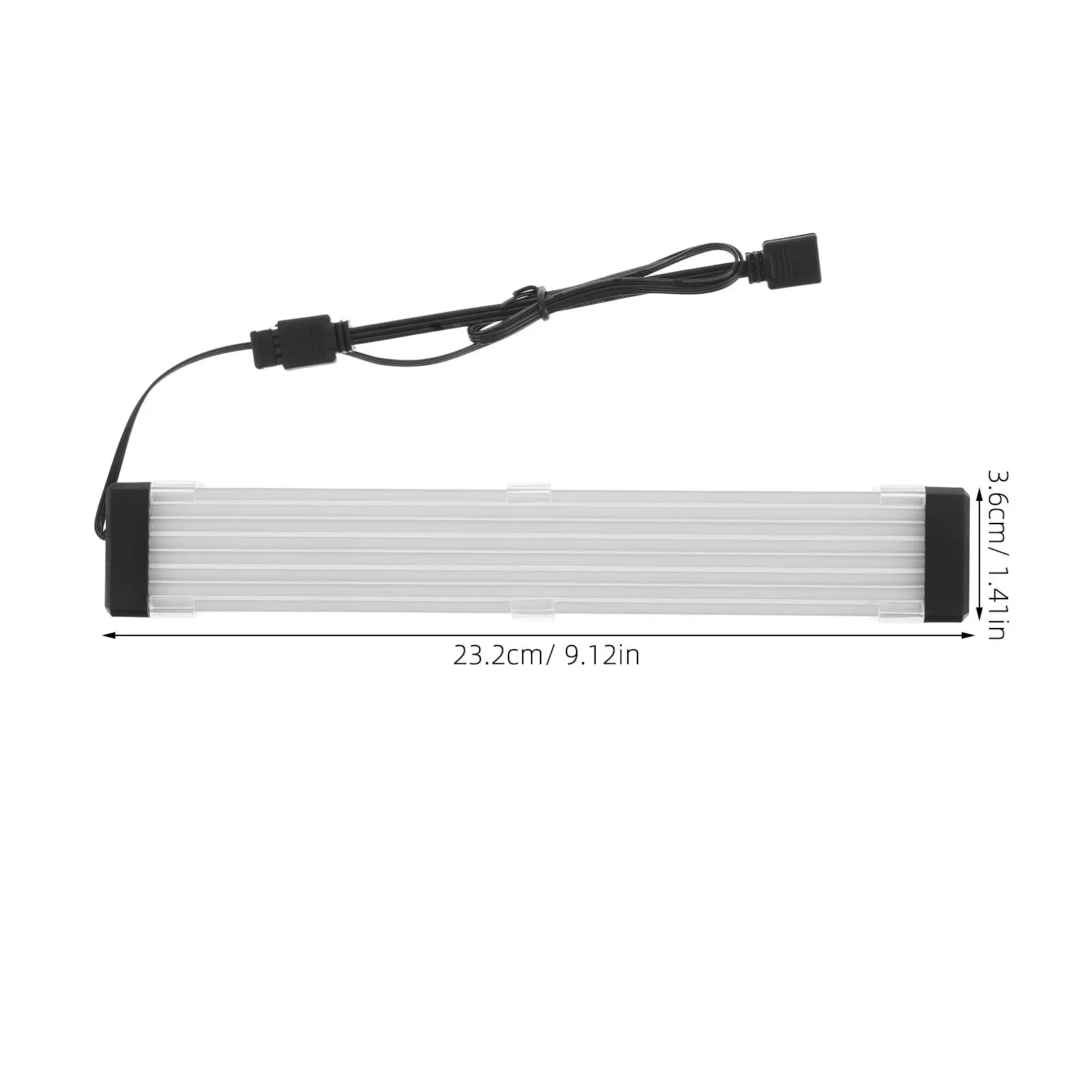 Pc Neon Light Strip for Motherboard and GPU Decoration Bright Neon Glow Stable Power Cable Wide Compatibility Gaming Setup