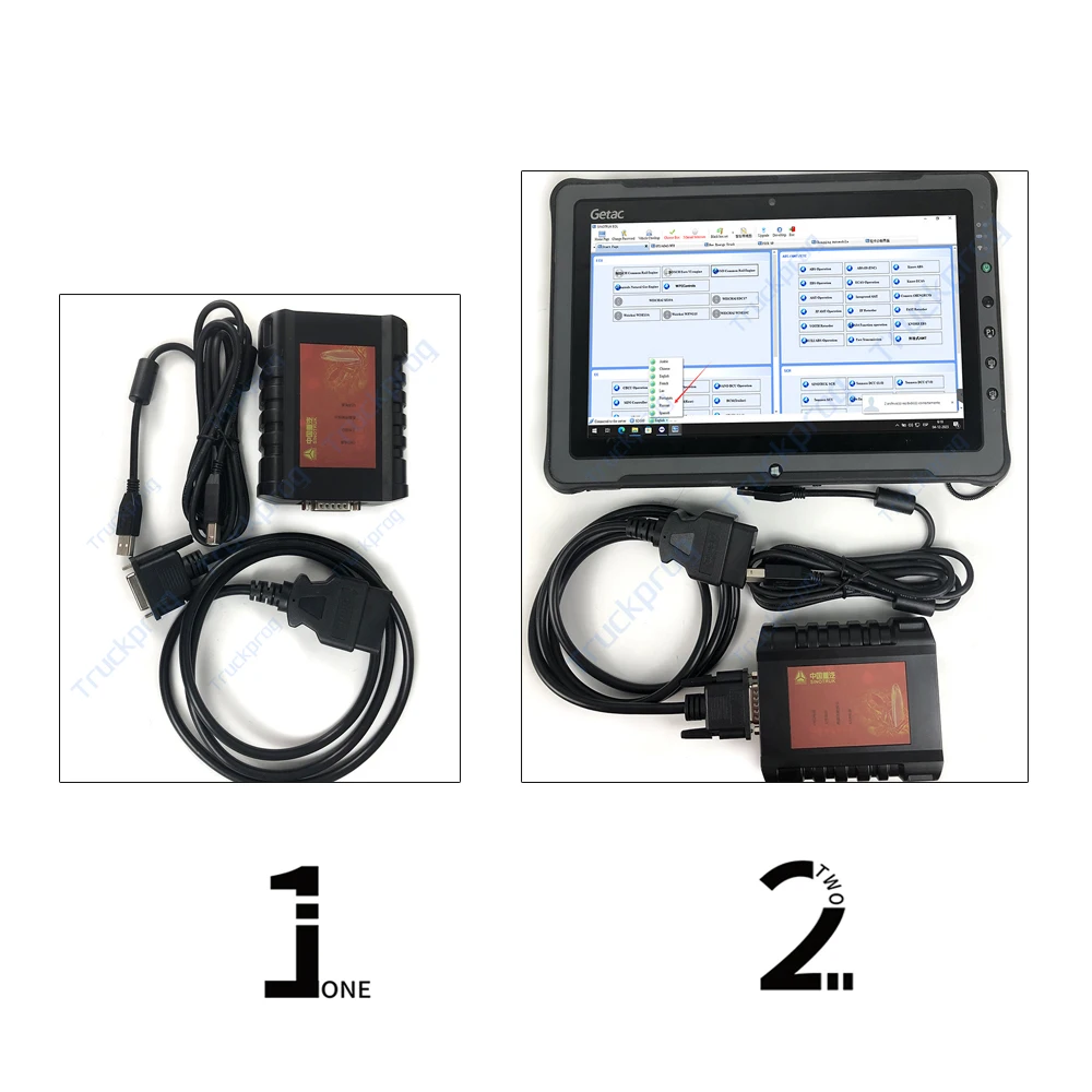 

F110 Tablet for Howo Sinotruck Cnhtc Calibration OBD Engine Detector WeiChai Sinotruk EOL Heavy Duty Diagnostic Scanner Tool