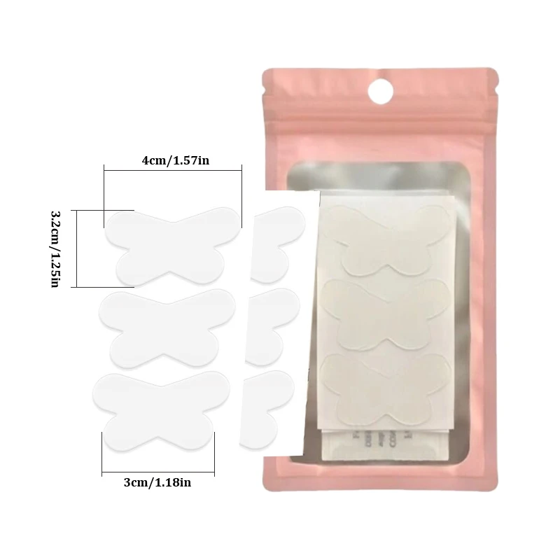 12/18/20Pcs/Box Butterfly Shaped Ear Corrector Elf Ear Stickers Ear Supporters Self Adhesive Cosmetic Ear Stickers