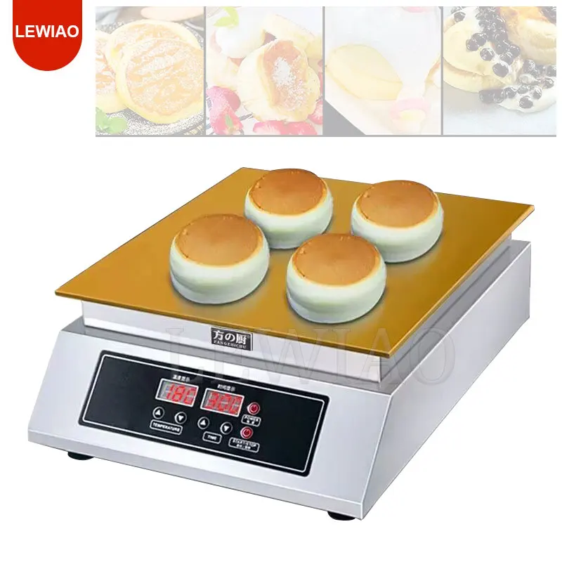 Digital Display Single Plates Japanese Souffler Pancakes Maker Commercial Souffle Machine Fluffy Waffle Maker