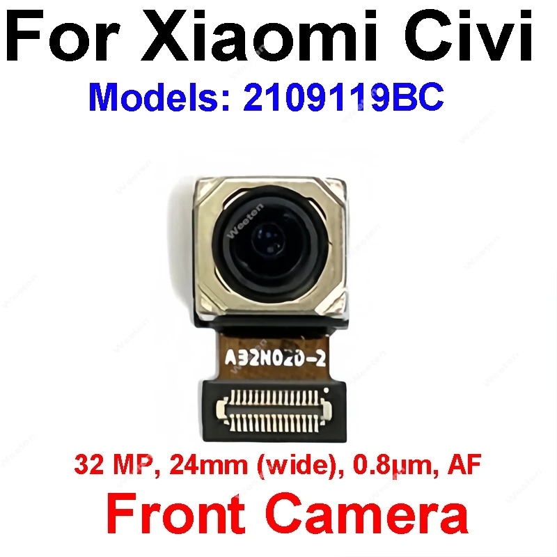 Back & Front Rear Camera For Xiaomi Civi Civi 1s Civi 2 Civi 3 Small Facing Main Camera Replacemnt Repair Parts