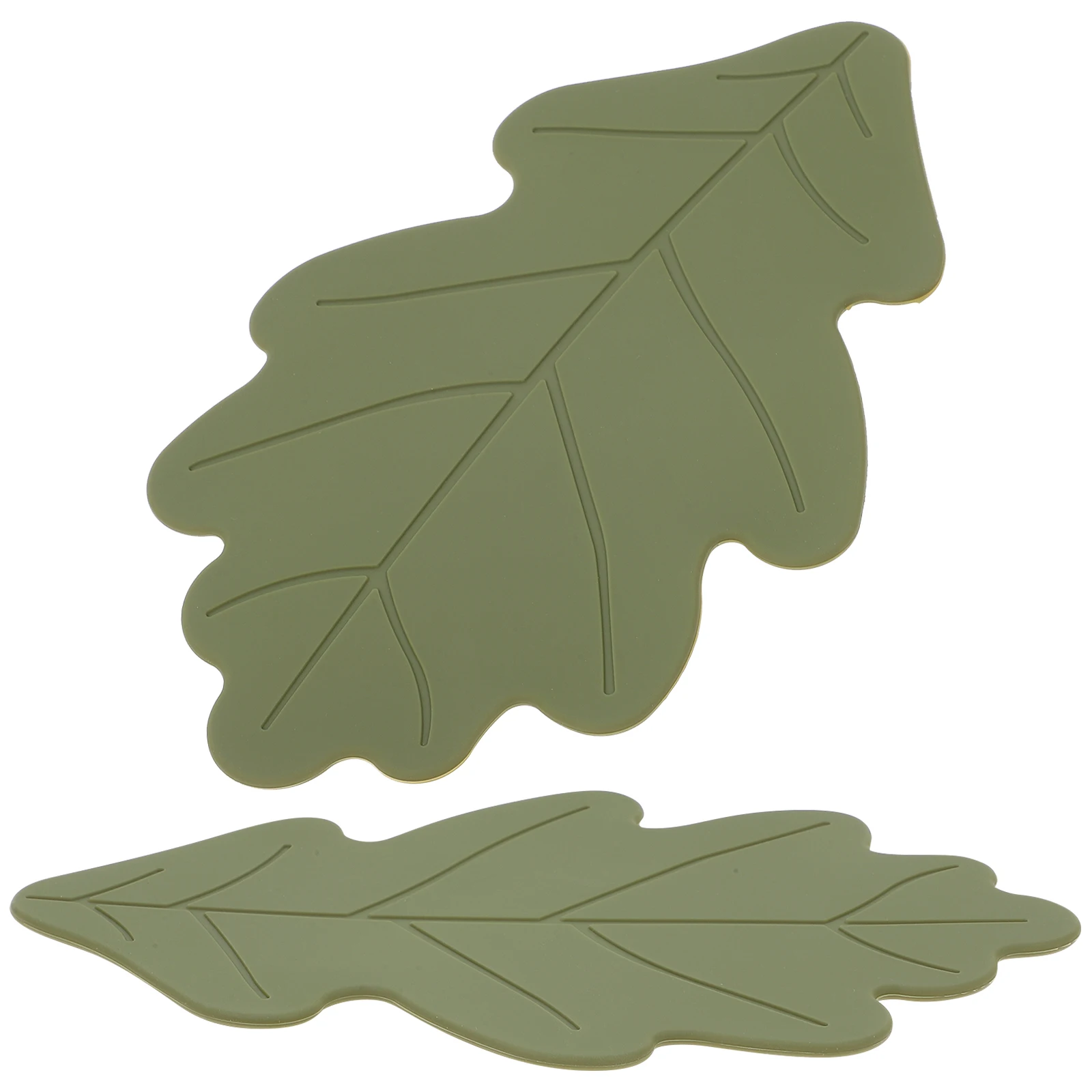 

2pcs Silicone Cup Coasters Heat-Resistant Non-Slip Mug Mats Decorative Coasters For Office Home Kitchen Wine Glasses