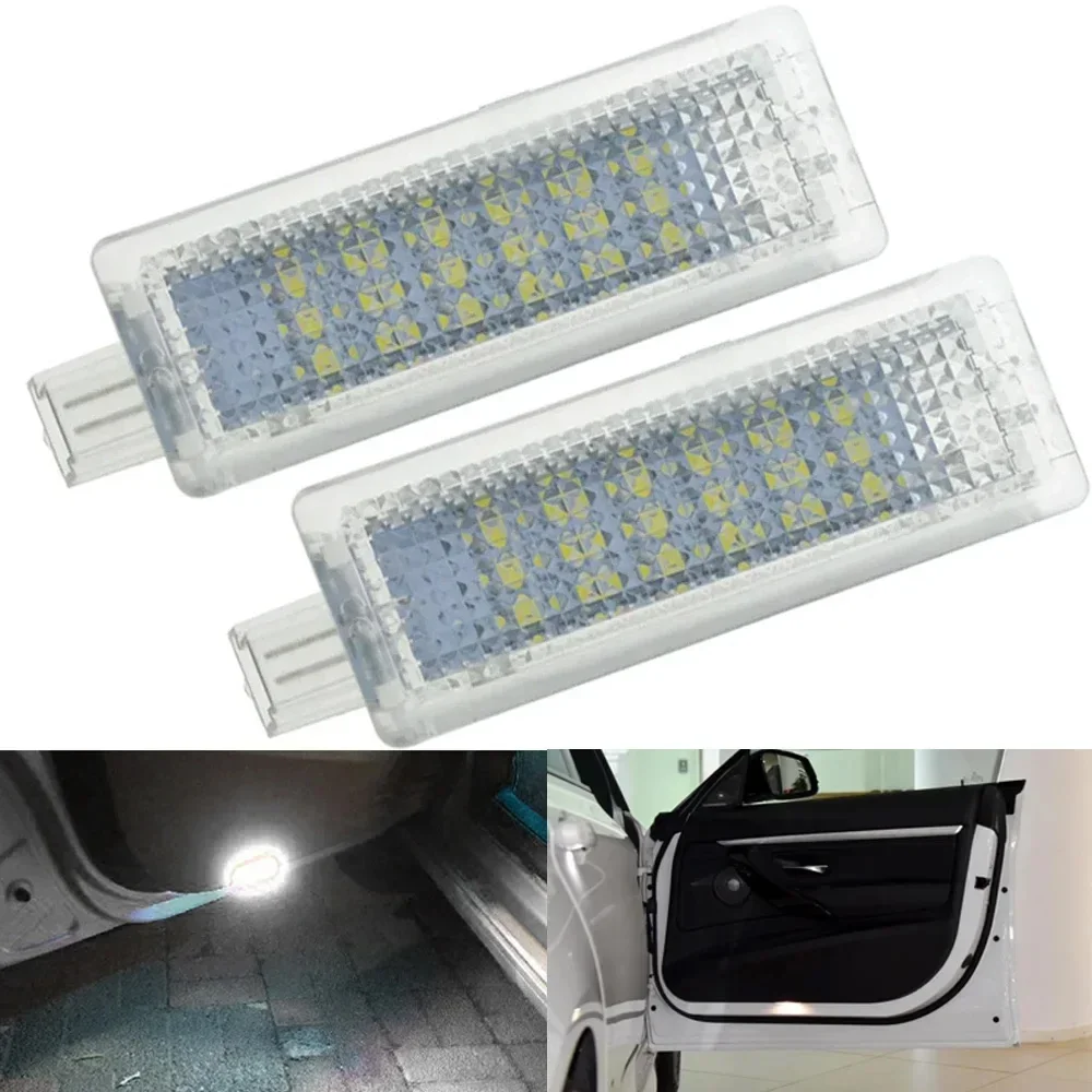 1/2PCS LED Courtesy Footwell Under Door Interior Light For BMW E60 E70 E90 E92 E93 E87 E88 F02 F10 F20 X5 M3 MINI Z463316972605