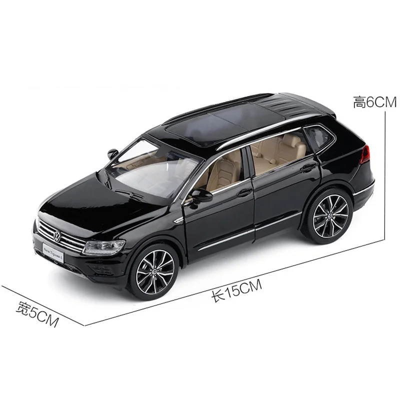 1:32 alloy pull back car toy, high imitation for Tiguan L, door opening music & live & toy car, wholesale