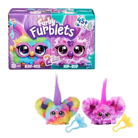 Hasbro Furby Galaxy Ray-Vee Hip-Bop Interaktiv Leksak Julklappar för Barn Original Anime Actionfigur Modellleksaker 8 best sales Furby Original 1999 - №8