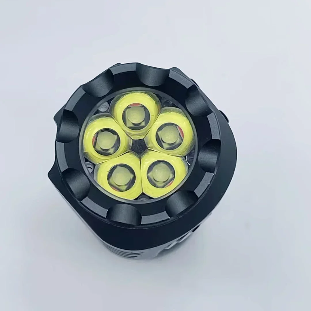 Mini linternas Led recargables por USB con batería 18350, potente linterna para exteriores, lámpara de Camping, luz de trabajo COB, 10000LM, 5 *