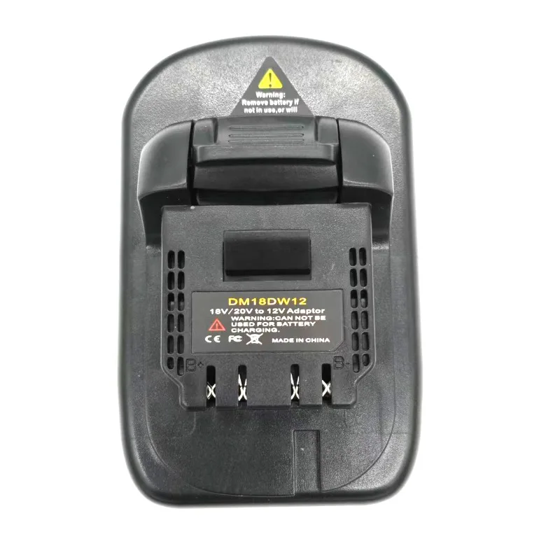 HAKSINKY DM18DW12 Battery Adapter Converter for DL/Milwaukee 18V20V Li-ion Batteries Converting To for Dewalt 12V Power Tools